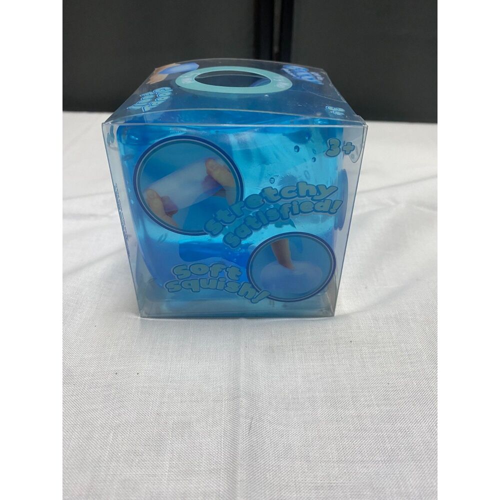 New PPNC Ice Ice Gummy Squish Cube Blue Goopy Viral Squishy Toys